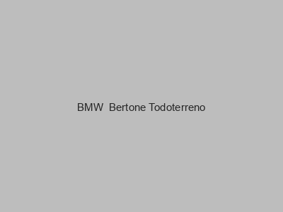 Enganches económicos para BMW  Bertone Todoterreno